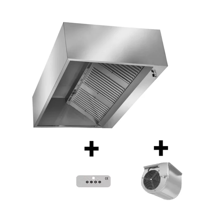 Kasse Emfang med motor - 1000 x 1100 x 520 mm
