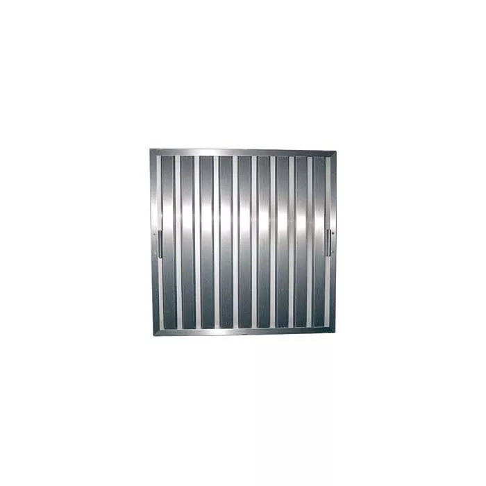 Labyrintfilter 400 x 500 x 25 mm - Håndtag på 450 mm Siden (AISI 304)
